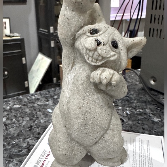 🐾 Second Nature Design Quarry Critters “Caz” Sandstone Figure (2001 Vintage!)🐾 - Picture 8 of 14